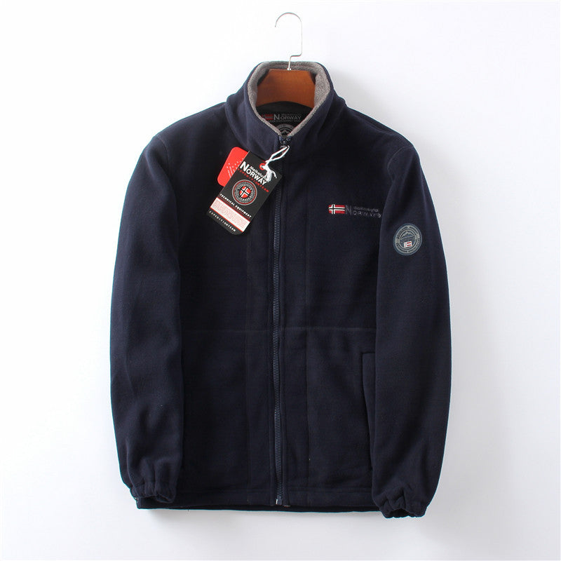 🎄Suitable for both men and women🎁 Unisex Double-Layer Fleece Hooded Jacket(50% OFF)