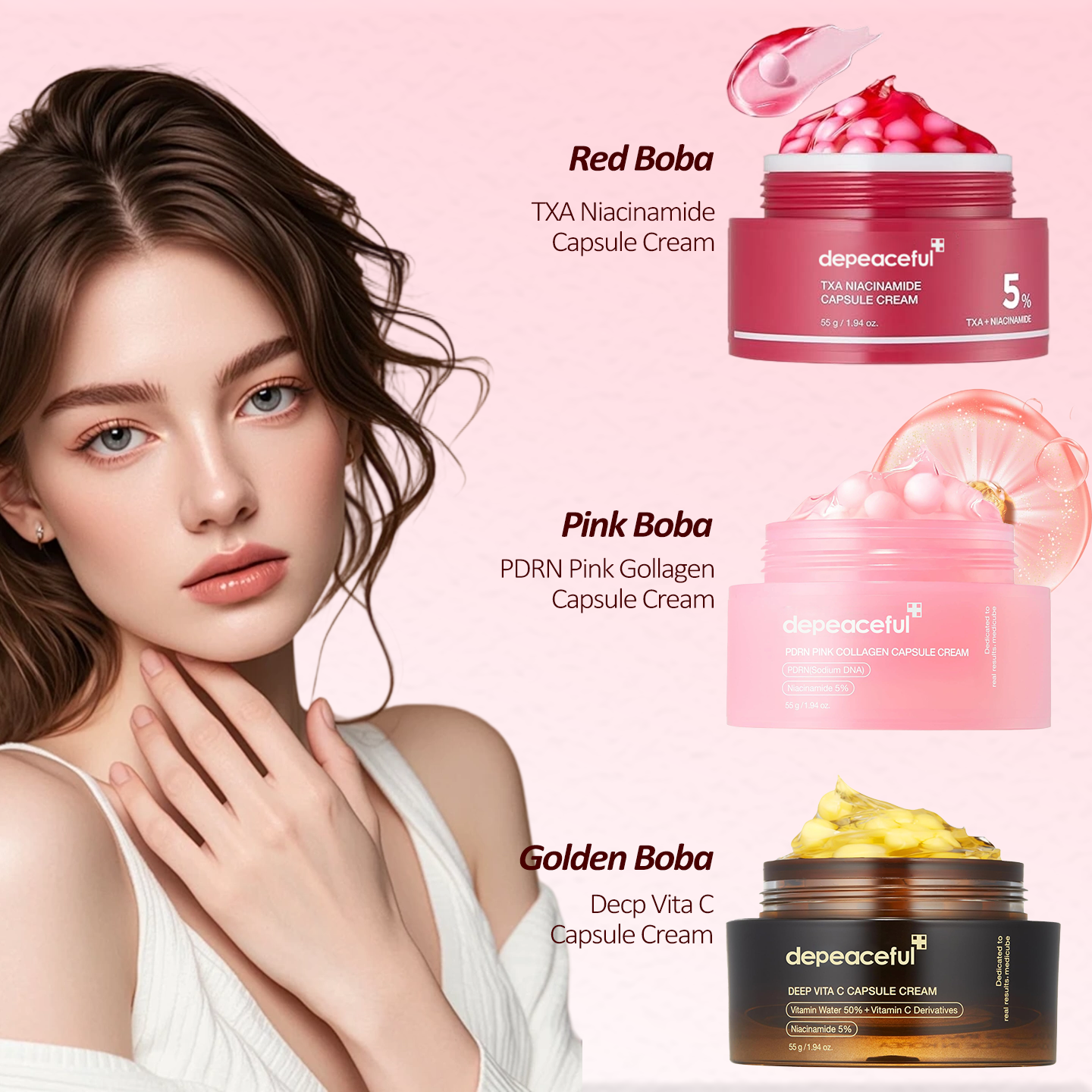Final 3 Hours: 60%OFF-Mix & Match Boba Cream Set
