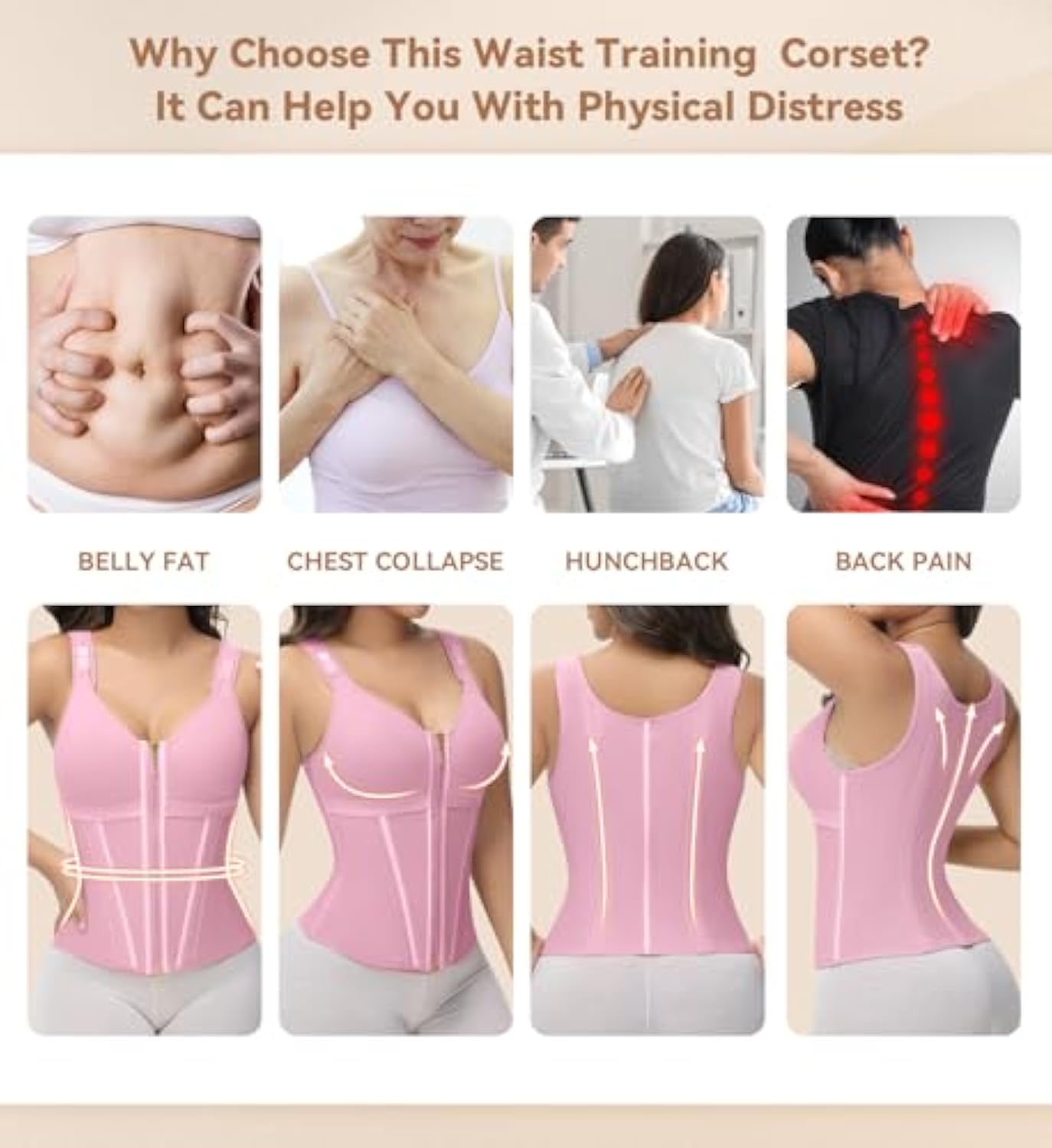 Women's Tummy Control Shapewear with Bra